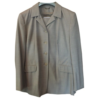 Pre-owned Cerruti 1881 Wool Suit Jacket In Beige