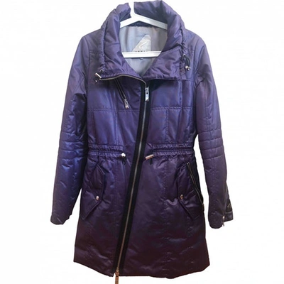 Pre-owned Hogan Purple Synthetic Coat