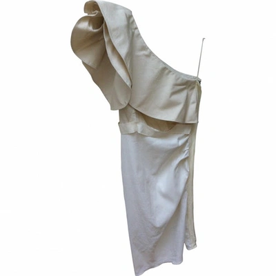 Pre-owned Lanvin Linen Dress In Other