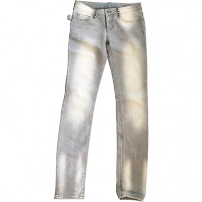 Pre-owned Zadig & Voltaire Straight Pants In Grey