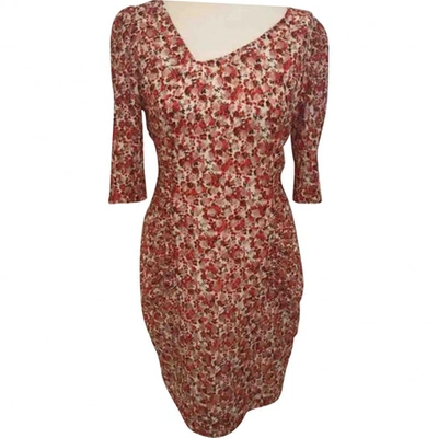 Pre-owned Reiss Mini Dress In Red