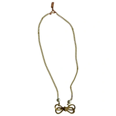 Pre-owned Nina Ricci Necklace In Gold