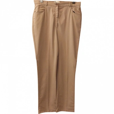 Pre-owned Escada Large Pants In Camel