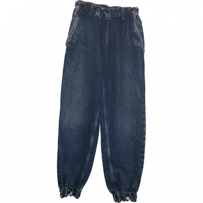 Pre-owned Mm6 Maison Margiela Blue Denim - Jeans Jeans