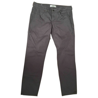 Pre-owned Mauro Grifoni Straight Pants In Grey