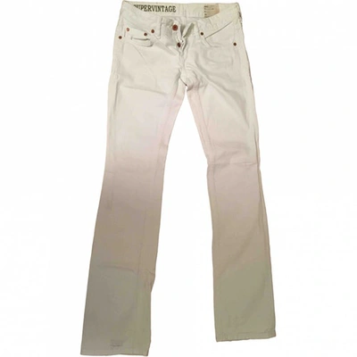 Pre-owned Mauro Grifoni White Cotton Jeans