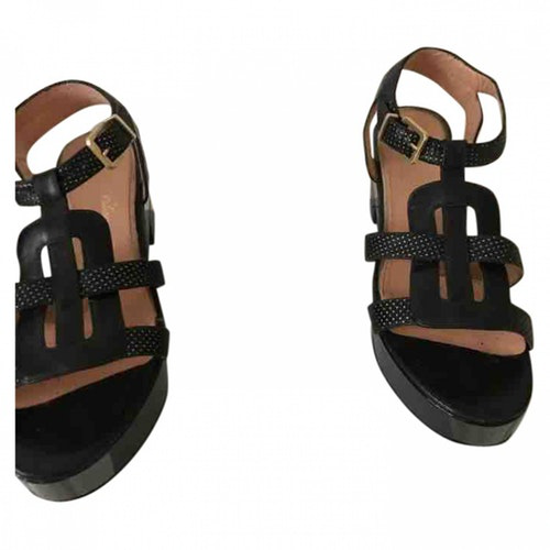 robert clergerie black sandals