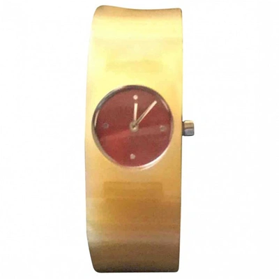 Pre-owned Furla Watch In Orange