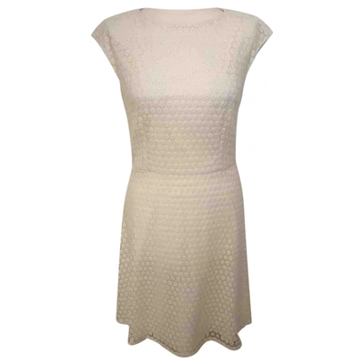 Pre-owned Hugo Boss Mini Dress In White