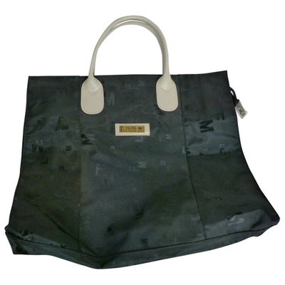 Pre-owned Carven Cloth Tote In Black
