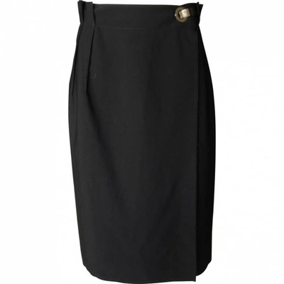 Pre-owned Lanvin Black Wool Skirt