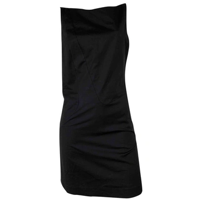 Pre-owned Emporio Armani Mini Dress In Black
