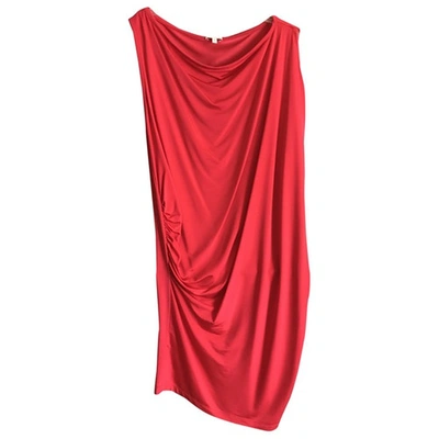 Pre-owned P.a.r.o.s.h Mid-length Dress In Red