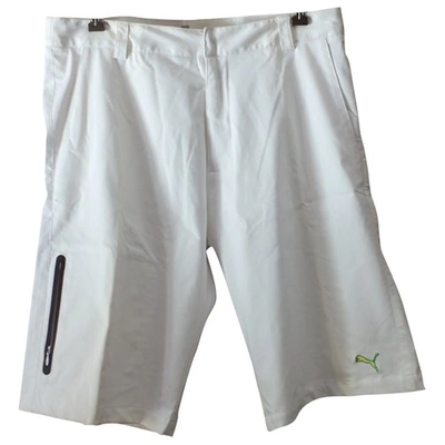 Pre-owned Puma White Cotton Shorts