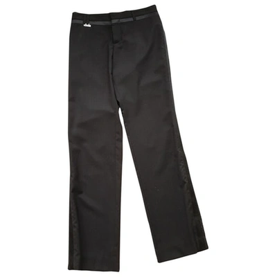 Pre-owned Kris Van Assche Black Wool Trousers