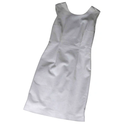 Pre-owned Set Mid-length Dress In White