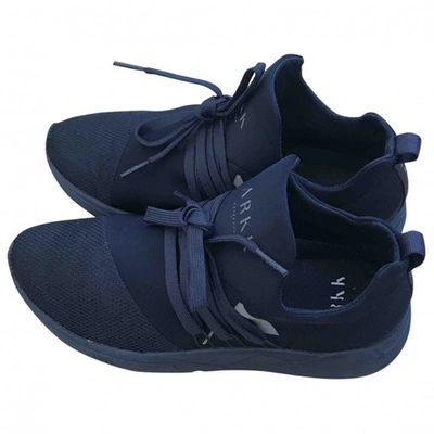 Pre-owned Arkk Navy Trainers