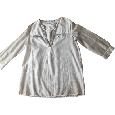 Pre-owned Marella Beige Cotton Top