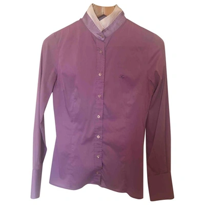 Pre-owned Fay Shirt In Purple