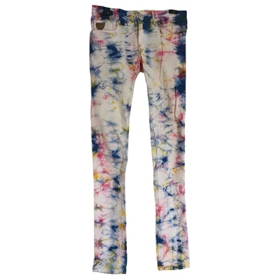 Pre-owned April77 Slim Pants In Multicolour