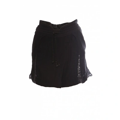 Pre-owned The Kooples Black Viscose Shorts