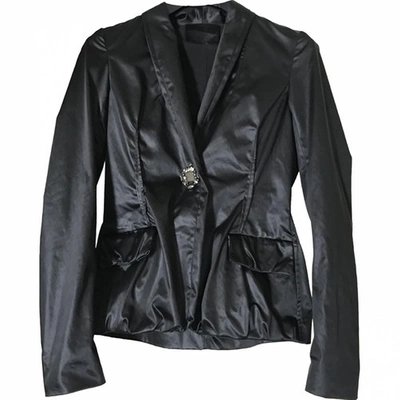 Pre-owned Lanvin Black Synthetic Jacket