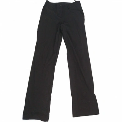 Pre-owned Liviana Conti Trousers In Black