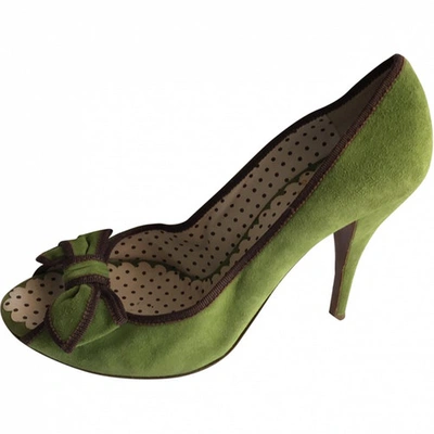 Pre-owned Moschino Cheap And Chic Sandals In Green