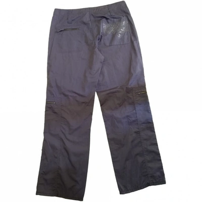 Pre-owned Armani Jeans Large Pants In Purple