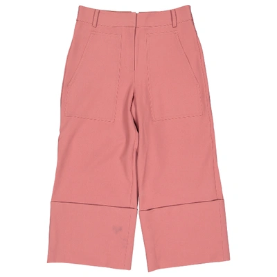 Pre-owned Tibi Large Pants In Pink