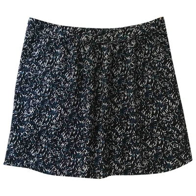 Pre-owned Comptoir Des Cotonniers Mini Skirt In Blue