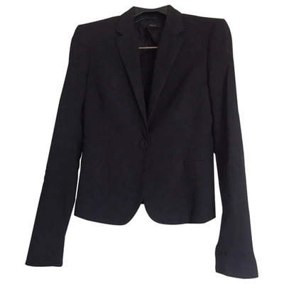 Pre-owned Joseph Linen Short Vest In Black
