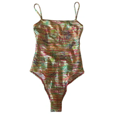 Pre-owned Missoni Green Lycra Swimwear