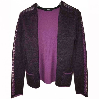 Pre-owned Versus Wool Knitwear In Purple