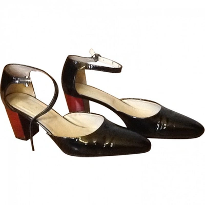 Pre-owned Robert Clergerie Black Patent Leather Pumps