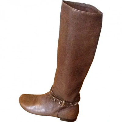 Pre-owned Barbara Bui Small Boots In Brown