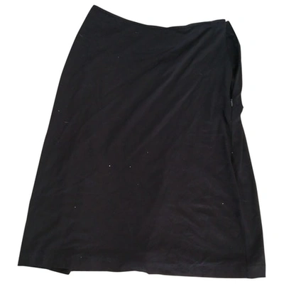 Pre-owned Katharine Hamnett Mid-length Skirt In Black