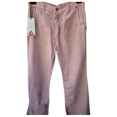 Pre-owned Cycle Straight Jeans In Pink