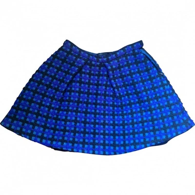 Pre-owned Marc By Marc Jacobs Blue Wool Skirt