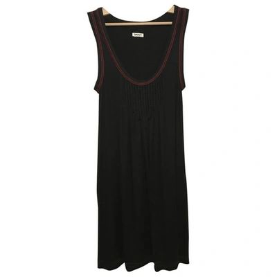 Pre-owned Dkny Mid-length Dress In Black