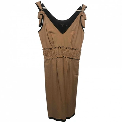 Pre-owned Bruuns Bazaar Mid-length Dress In Beige