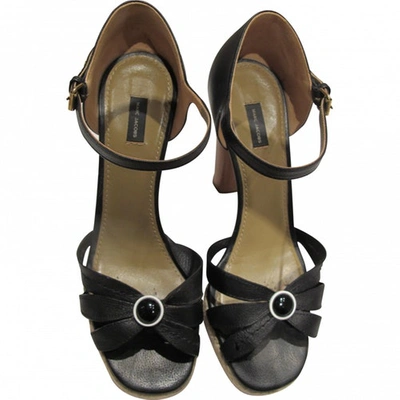 Pre-owned Marc Jacobs Sandals In Black