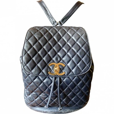 Pre-owned Chanel Leather Backpack