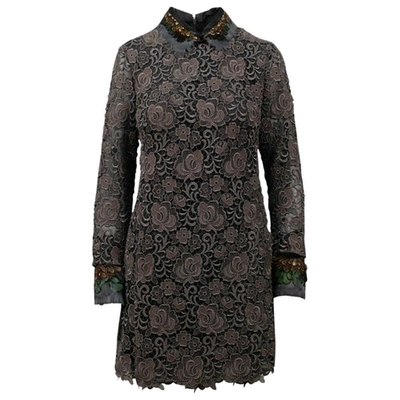 Pre-owned Valentino Dress In Brown