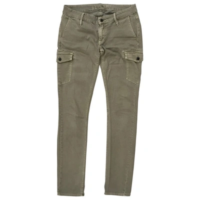 Pre-owned Denham Slim Jeans In Khaki