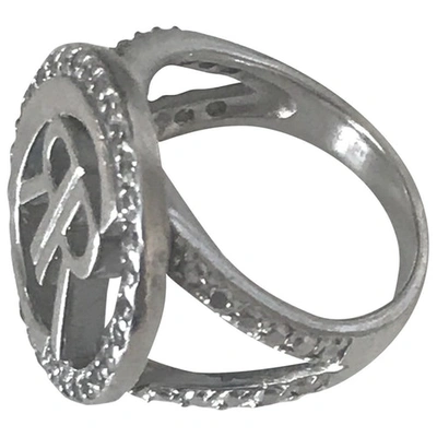 Pre-owned Cerruti 1881 Silver Ring