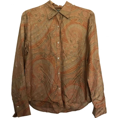 Pre-owned Lauren Ralph Lauren Silk Shirt In Multicolour