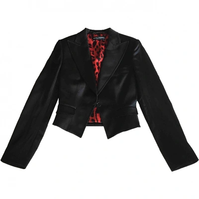 Pre-owned Dolce & Gabbana Wool Blazer In Black