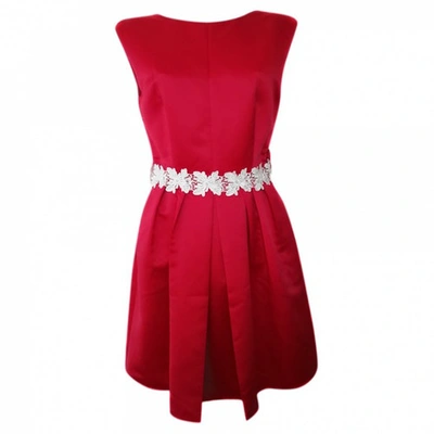 Pre-owned Pinko Mid-length Dress In Red