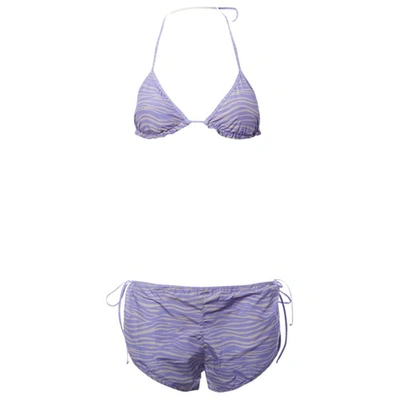 Pre-owned Ack Two-piece Swimsuit In Purple